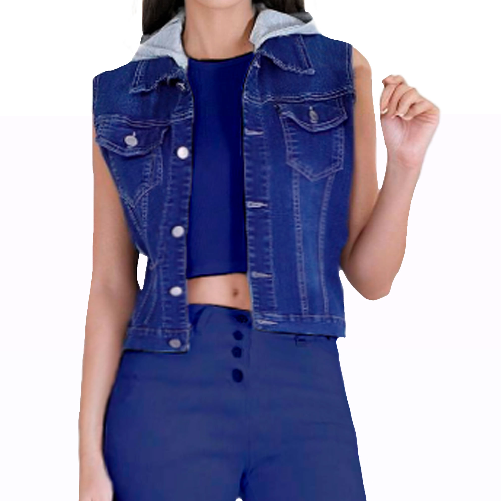 Foto 1 | Chaleco de Mezclilla Britos Jeans para Mujer
