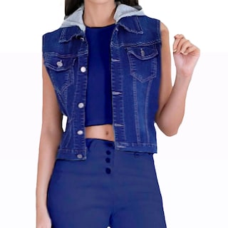 Foto 1 | Chaleco de Mezclilla Britos Jeans para Mujer