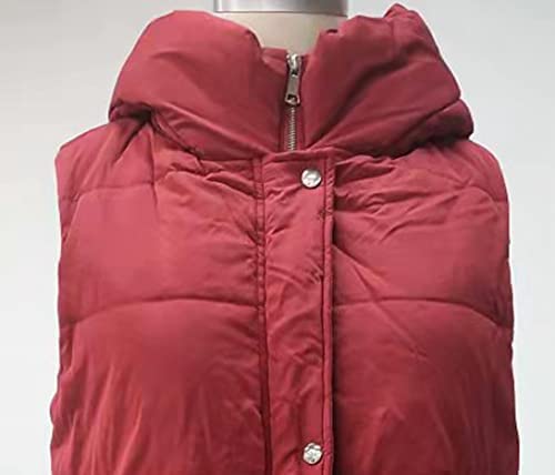Foto 6 pulgar | Chaleco Largo De Plumón Avilego Con Capucha Para Mujer - Venta Internacional.