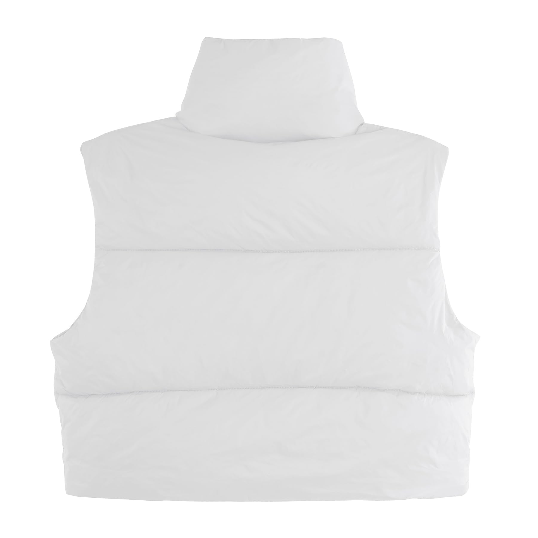 Foto 2 | Chaleco Acolchado Corto Zando, Ligero, Blanco Para Invierno, Para Mujer - Venta Internacional.