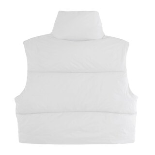 Foto 2 | Chaleco Acolchado Corto Zando, Ligero, Blanco Para Invierno, Para Mujer - Venta Internacional.