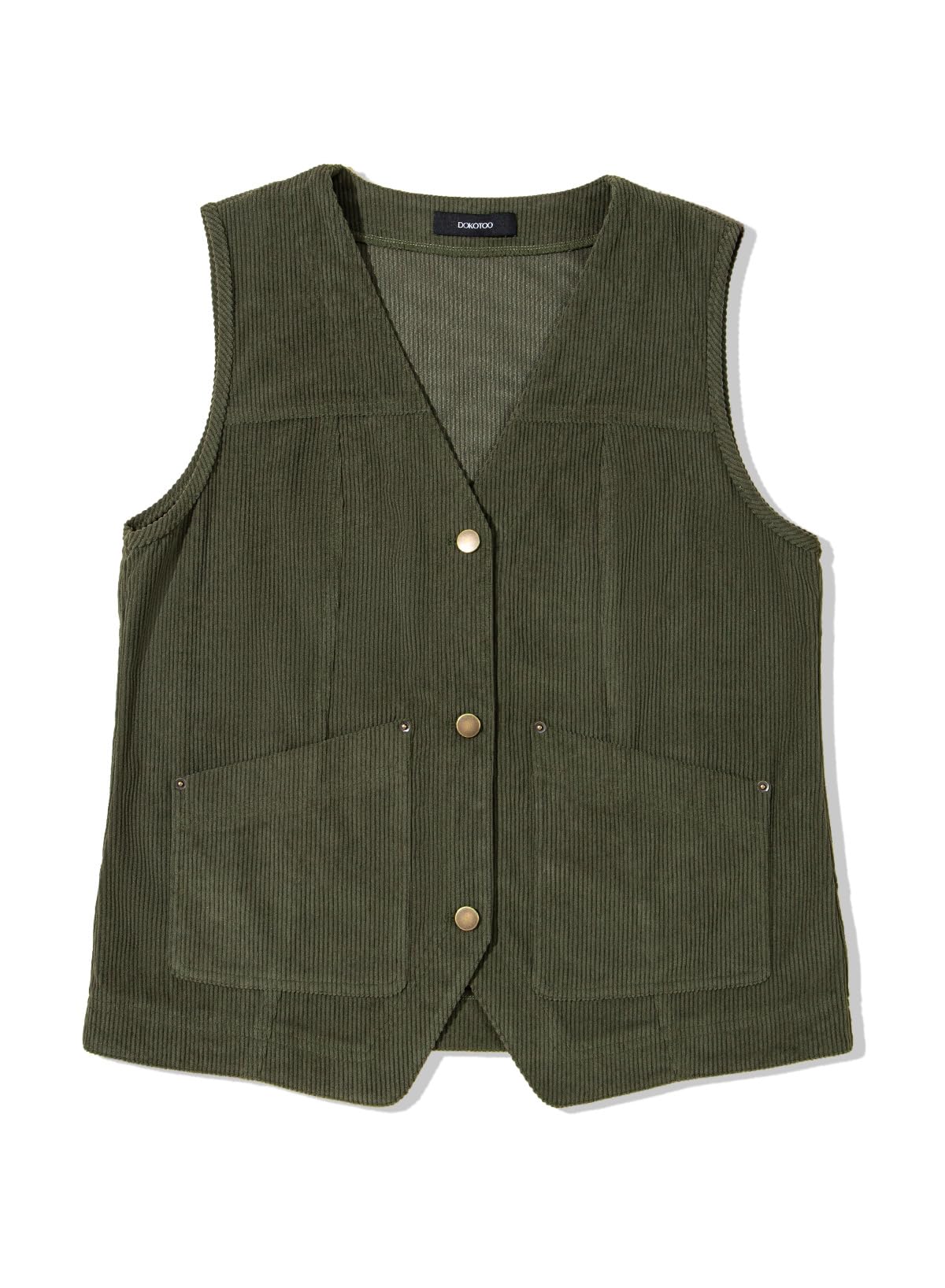 Foto 3 | Chaleco de Pana Vest Dokotoo para Mujer - Venta Internacional