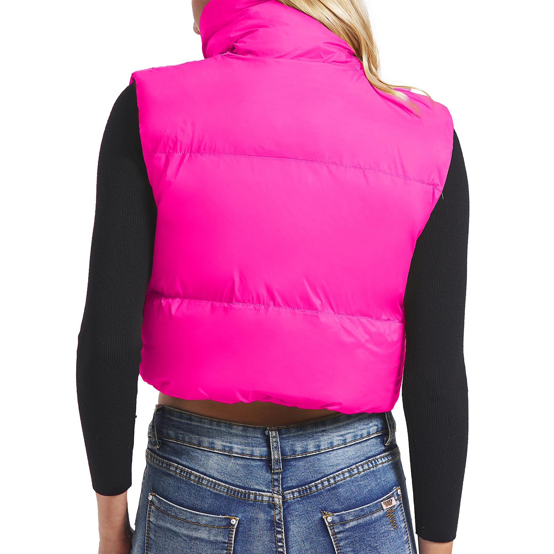 Foto 3 pulgar | Chaleco Acolchado Zando Winter Para Mujer, Ligero, Rosa Intenso, Xl - Venta Internacional.