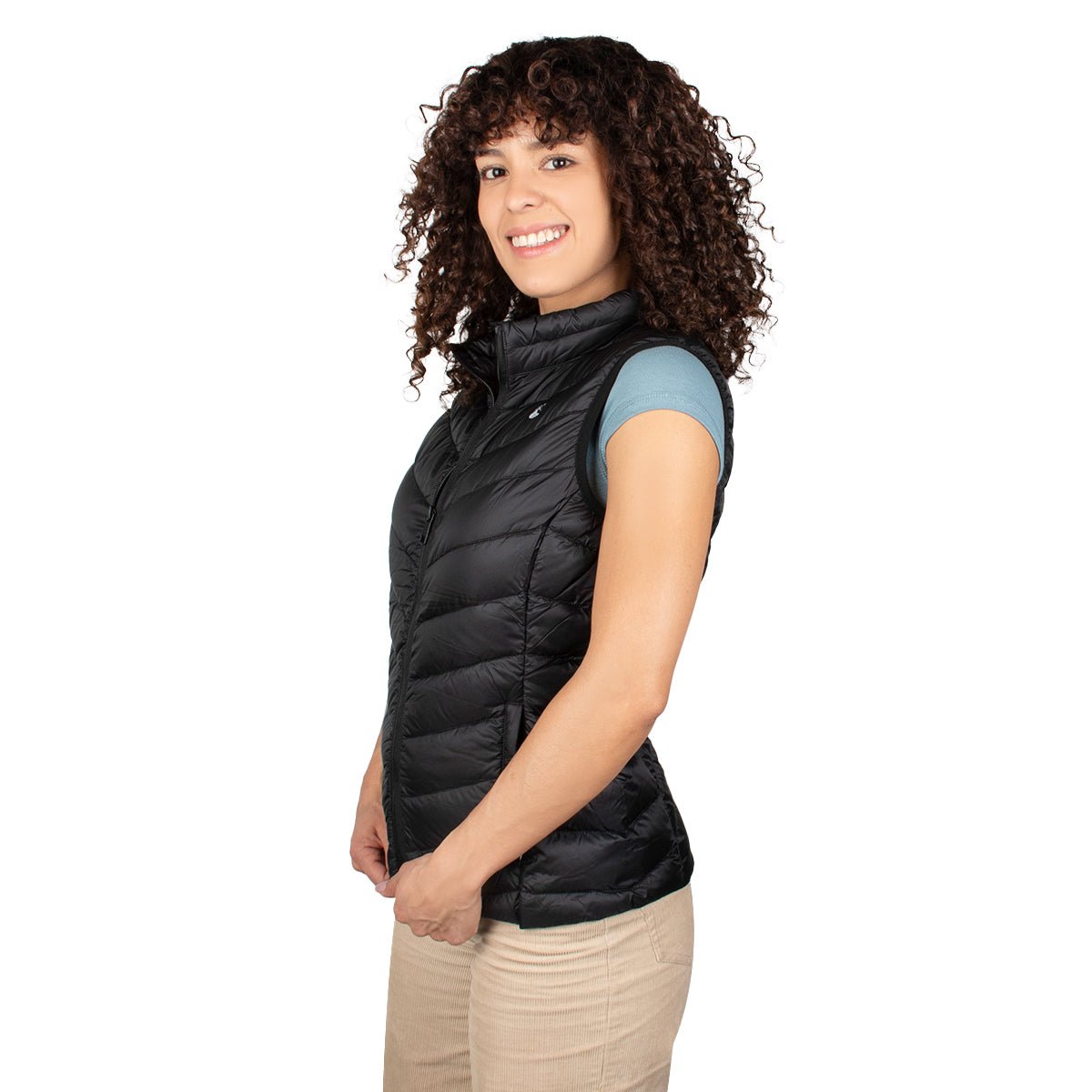 Foto 3 | Chaleco Greenlander Ligero De Pluma Compacto Y Cómodo Para Mujer
