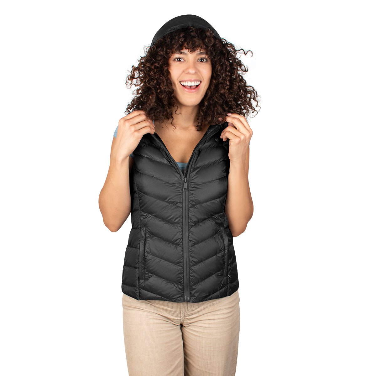 Foto 5 | Chaleco Greenlander Ligero De Pluma Compacto Y Cómodo Para Mujer