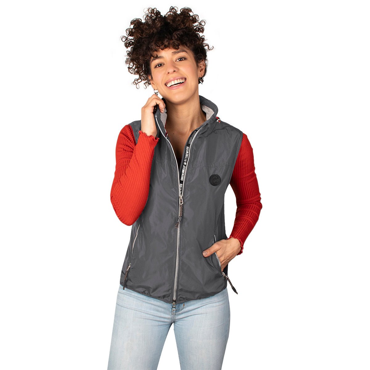 Foto 2 pulgar | Chaleco Greenlander Con Cierres Casual Ligero Para Mujer