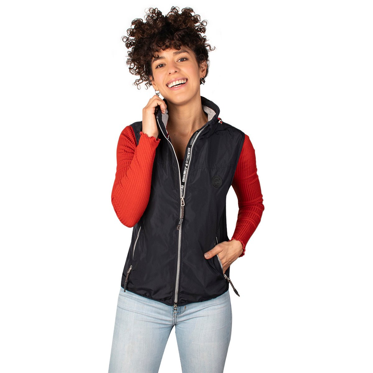 Foto 2 pulgar | Chaleco Greenlander Con Cierres Casual Ligero Para Mujer