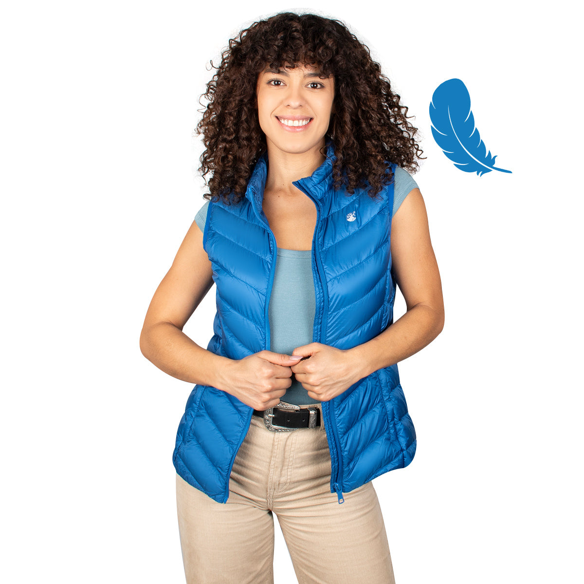 Foto 3 pulgar | Chaleco Greenlander Ligero De Pluma Compacto Y Cómodo Para Mujer