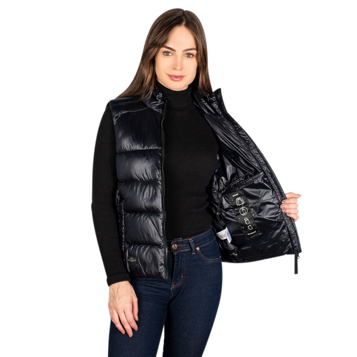 Foto 2 | Chaleco Greenlander Lifestyle De Pluma Para Mujer