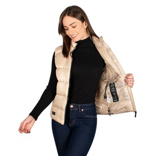 Foto 2 | Chaleco Greenlander Lifestyle De Pluma Para Mujer