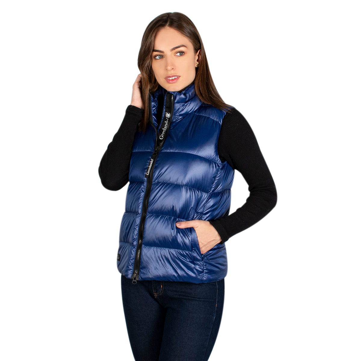 Foto 2 pulgar | Chaleco Greenlander Lifestyle De Pluma Para Mujer