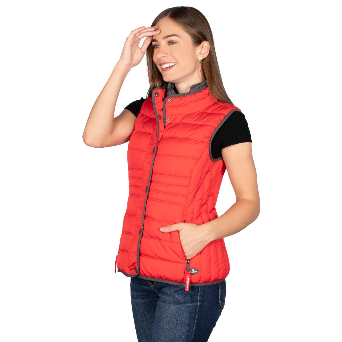 Foto 2 pulgar | Chaleco Greenlander Forro Estampado Premium Para Mujer