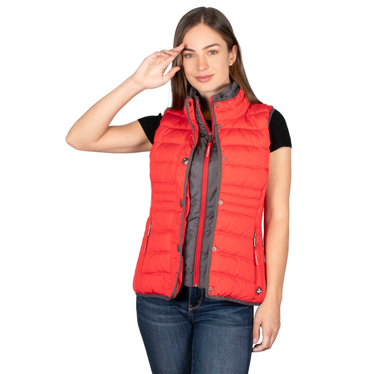 Foto 3 pulgar | Chaleco Greenlander Forro Estampado Premium Para Mujer