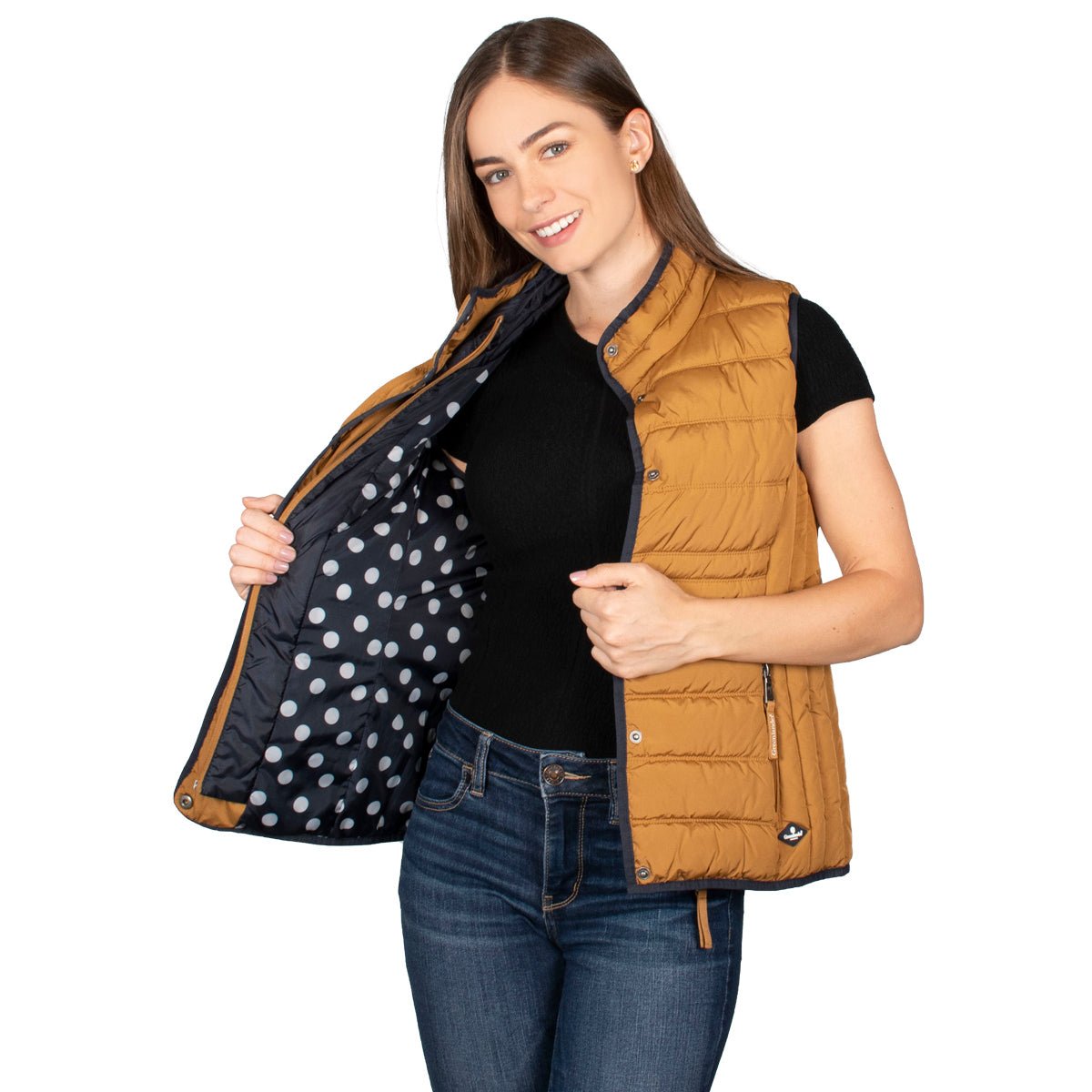 Foto 3 pulgar | Chaleco Greenlander Forro Estampado Premium Para Mujer