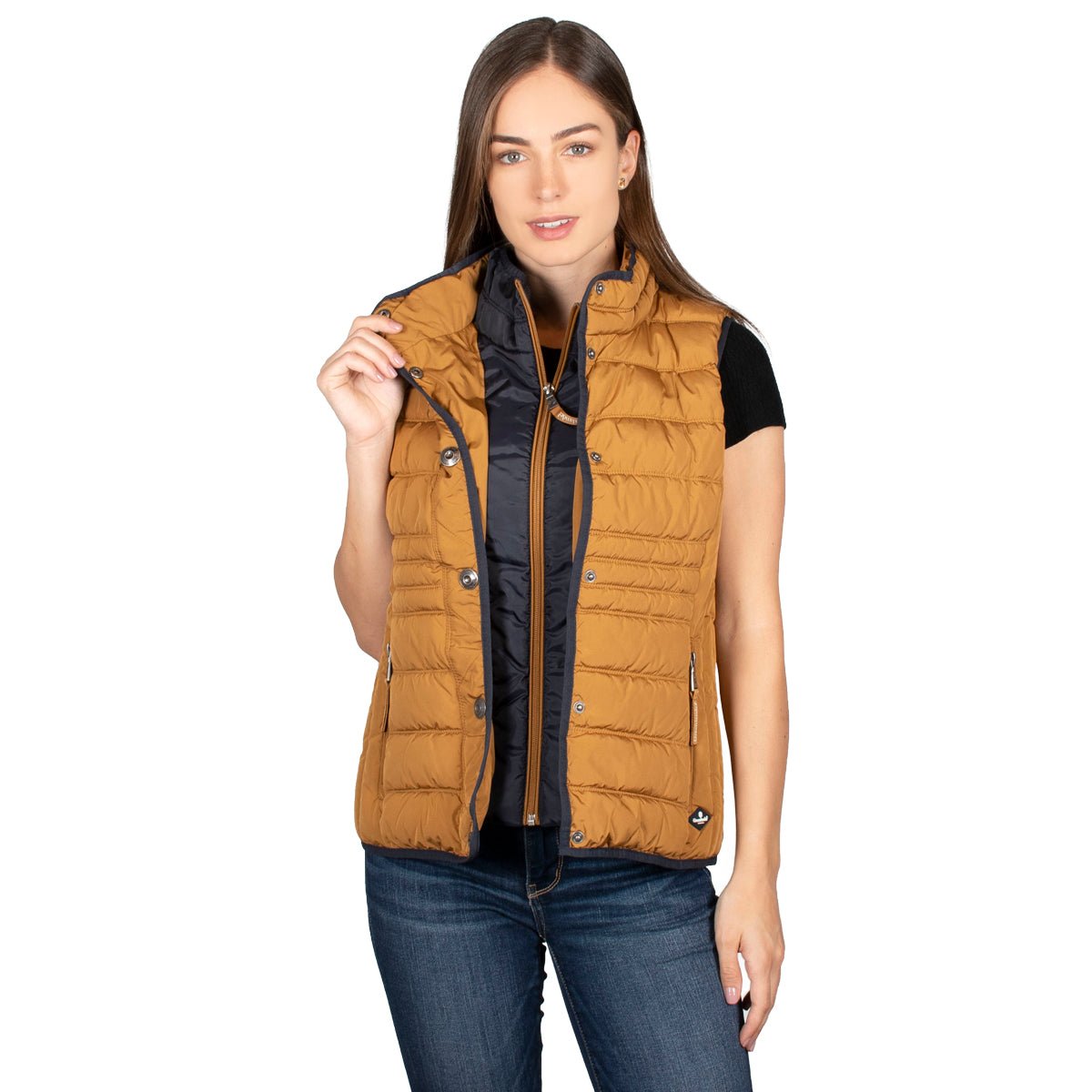 Foto 4 pulgar | Chaleco Greenlander Forro Estampado Premium Para Mujer