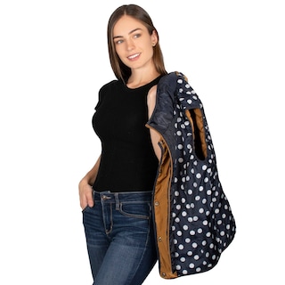 Foto 6 | Chaleco Greenlander Forro Estampado Premium Para Mujer