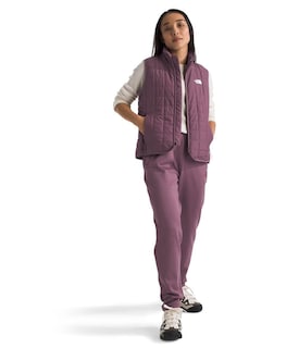 Foto 4 | Chaleco The North Face Junction Insulate Para Mujer, Color Malva Medianoche - Venta Internacional.