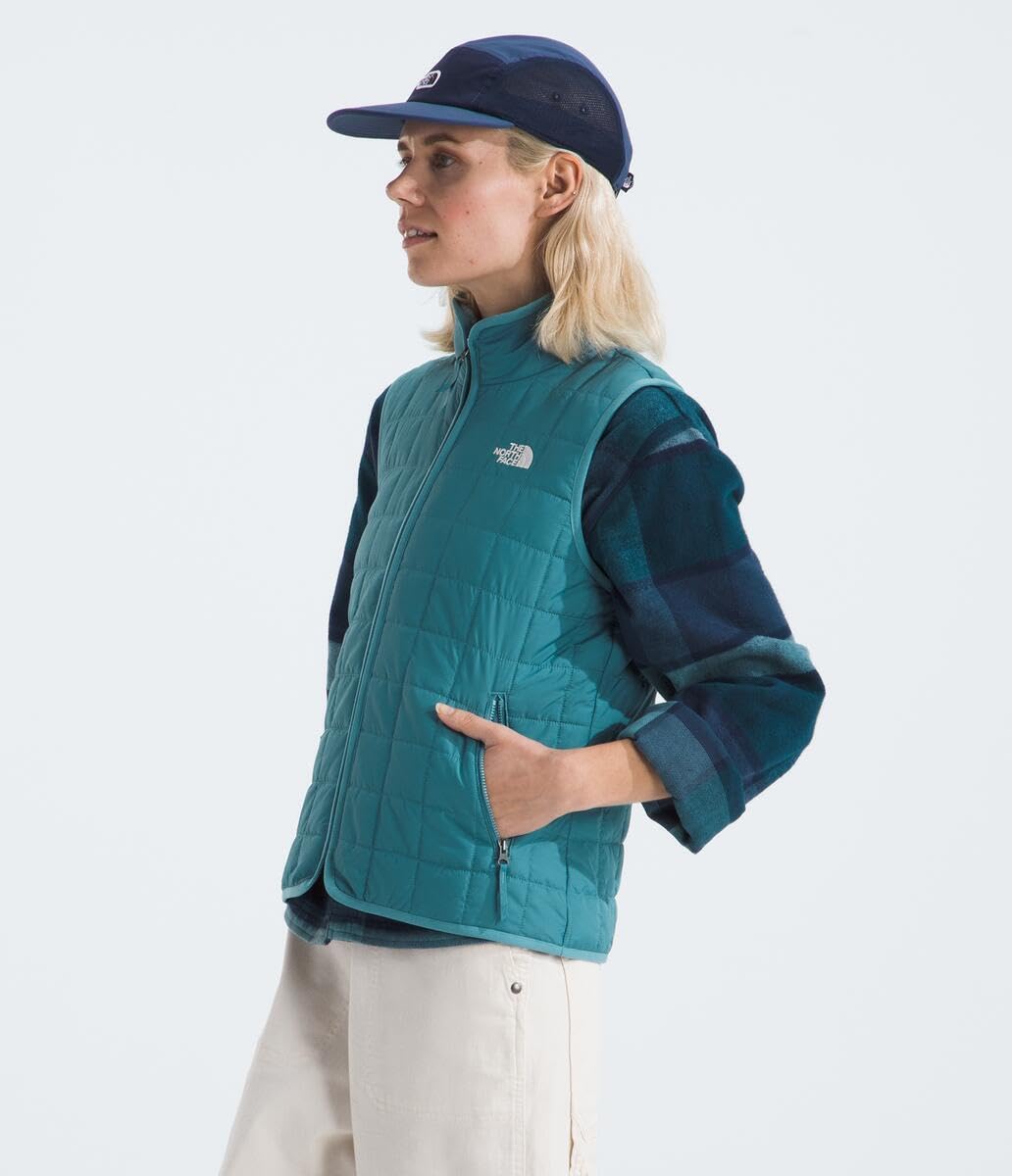 Foto 2 | Chaleco The North Face Junction Insulate Para Mujer, Color Azul Alga S - Venta Internacional.