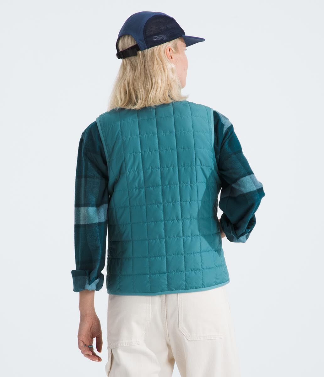 Foto 3 | Chaleco The North Face Junction Insulate Para Mujer, Color Azul Alga S - Venta Internacional.