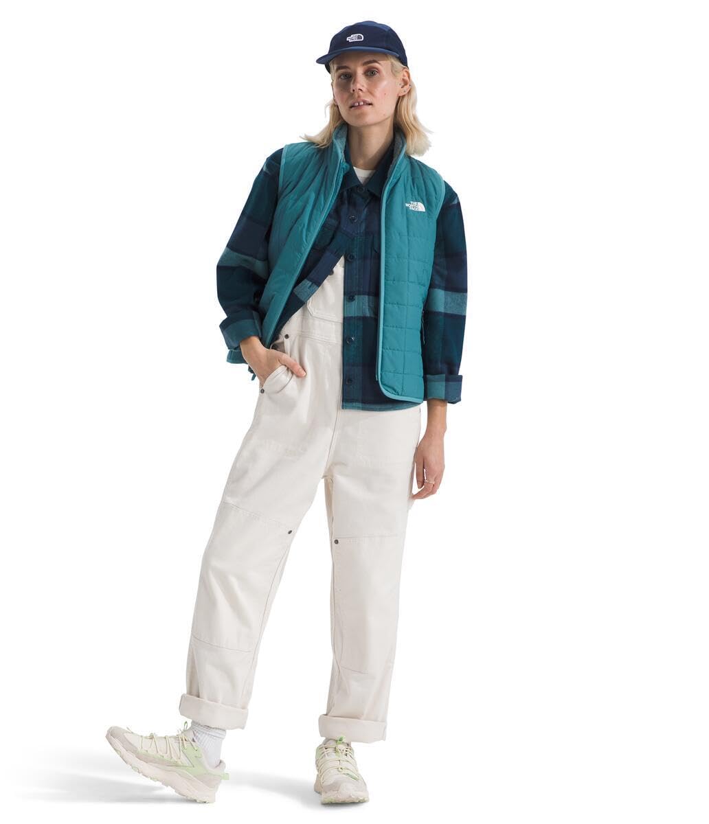 Foto 5 pulgar | Chaleco The North Face Junction Insulate Para Mujer, Color Azul Alga S - Venta Internacional.