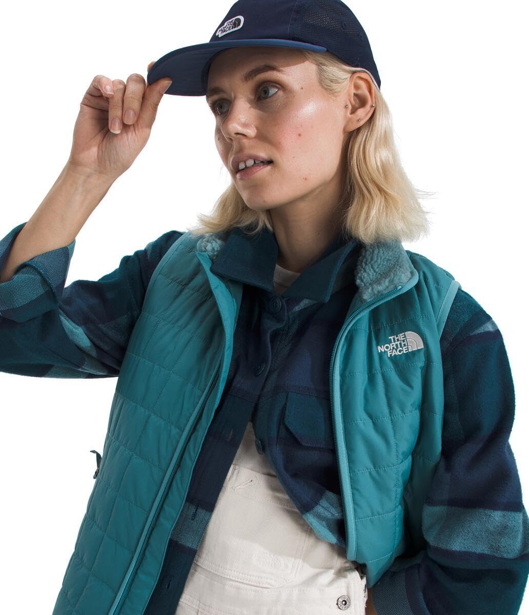 Foto 6 pulgar | Chaleco The North Face Junction Insulate Para Mujer, Color Azul Alga S - Venta Internacional.