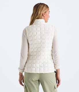 Foto 3 | Chaleco The North Face Thermoball Eco 2.0 Para Mujer Gardenia Blanco - Venta Internacional.
