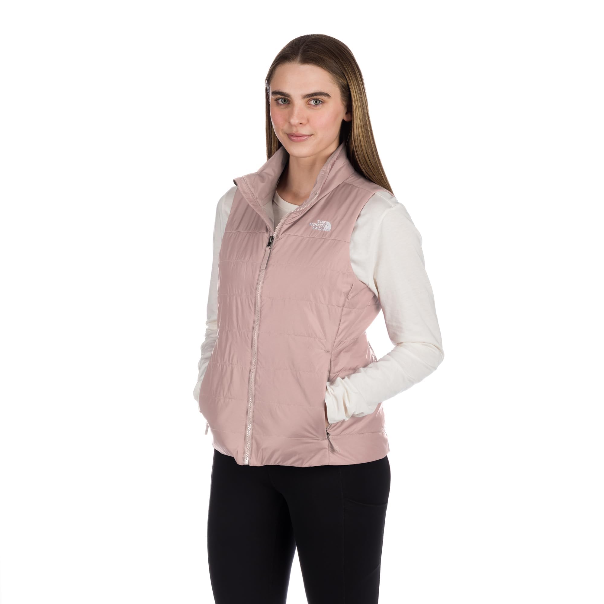 Foto 3 pulgar | Chaleco The North Face Flare Para Mujer, Color Rosa Musgo, Talla M - Venta Internacional.