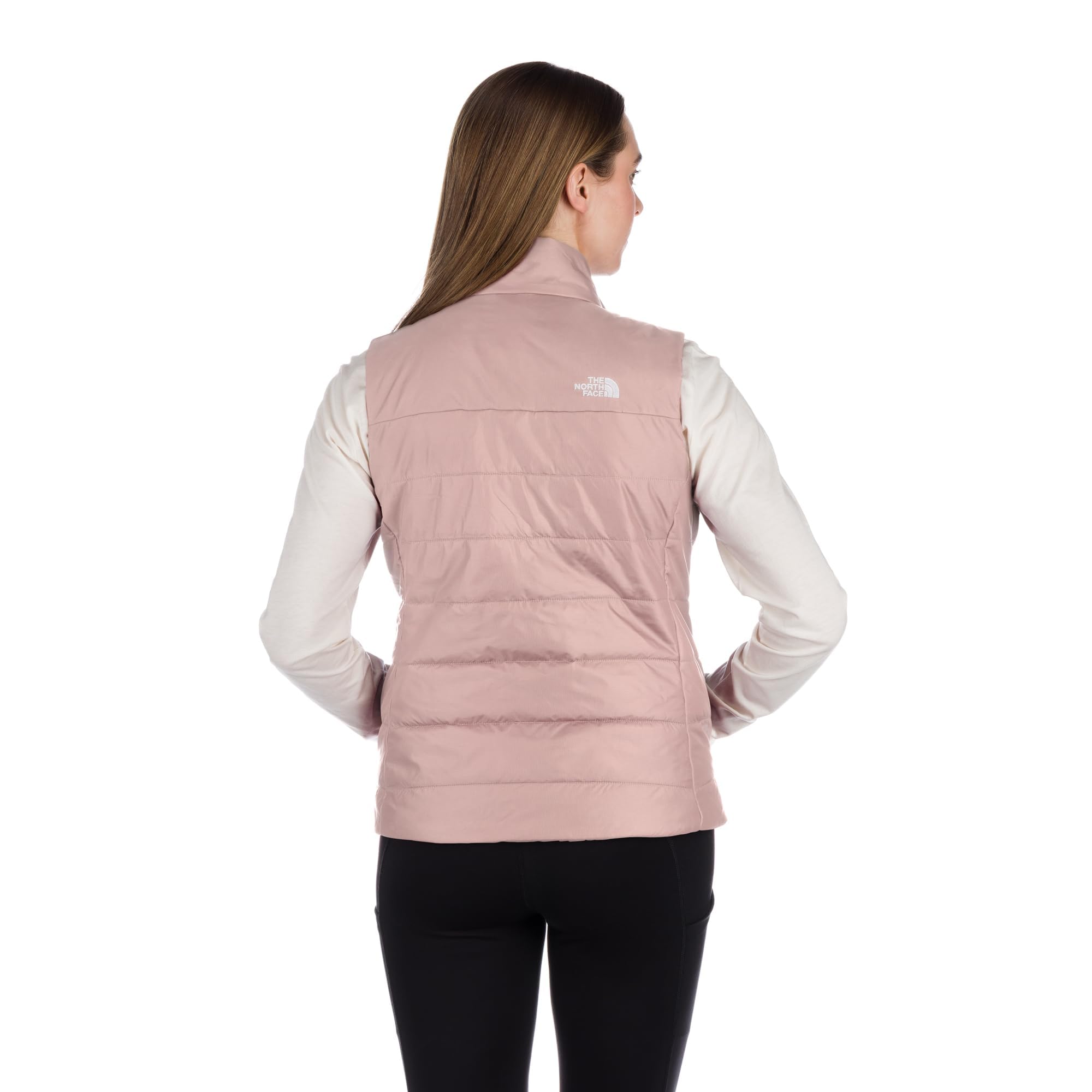 Foto 4 pulgar | Chaleco The North Face Flare Para Mujer, Color Rosa Musgo, Talla M - Venta Internacional.
