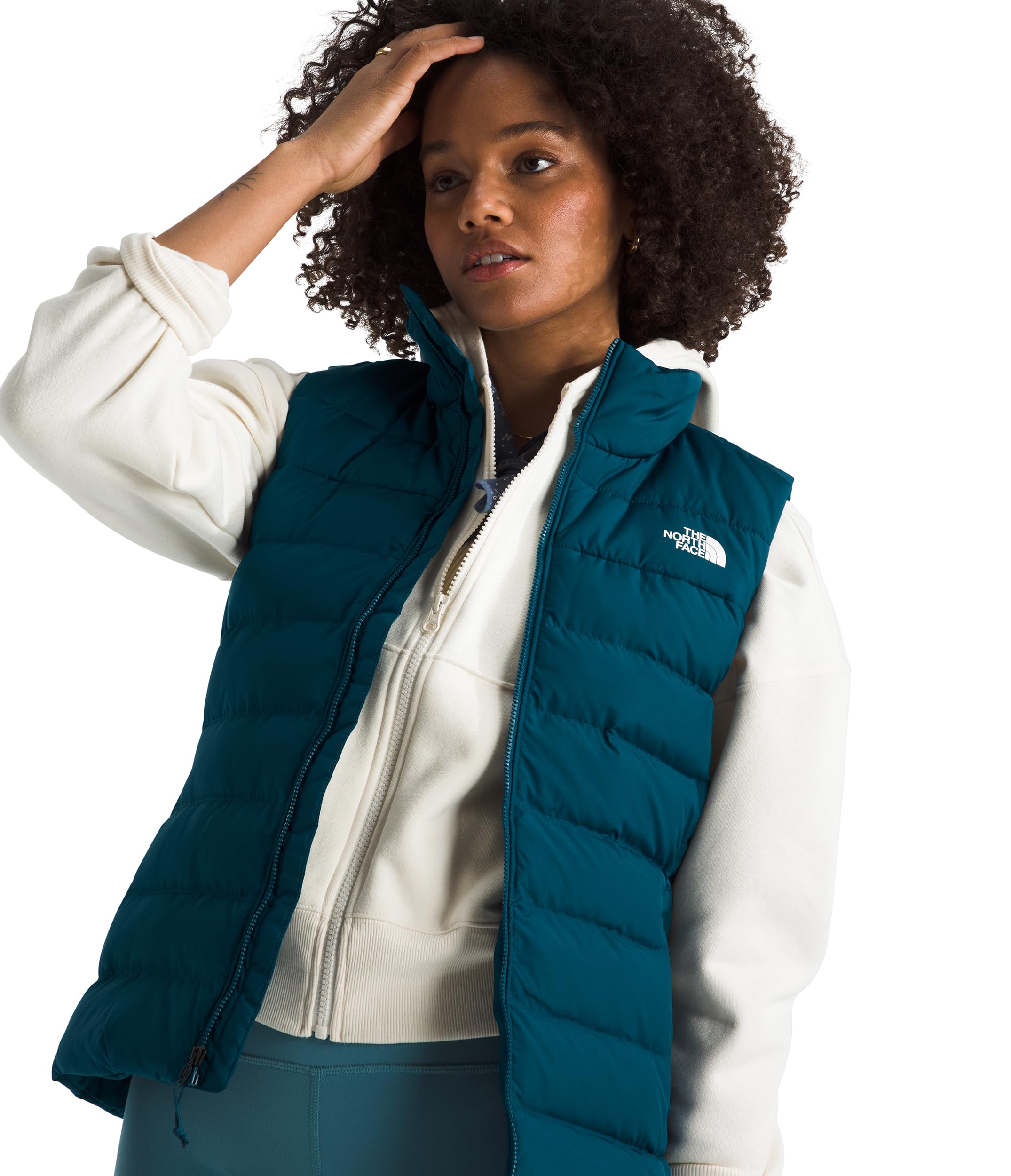 Foto 4 pulgar | Chaleco The North Face Aconcagua 3 Midnight Petrol Para Mujer - Venta Internacional.