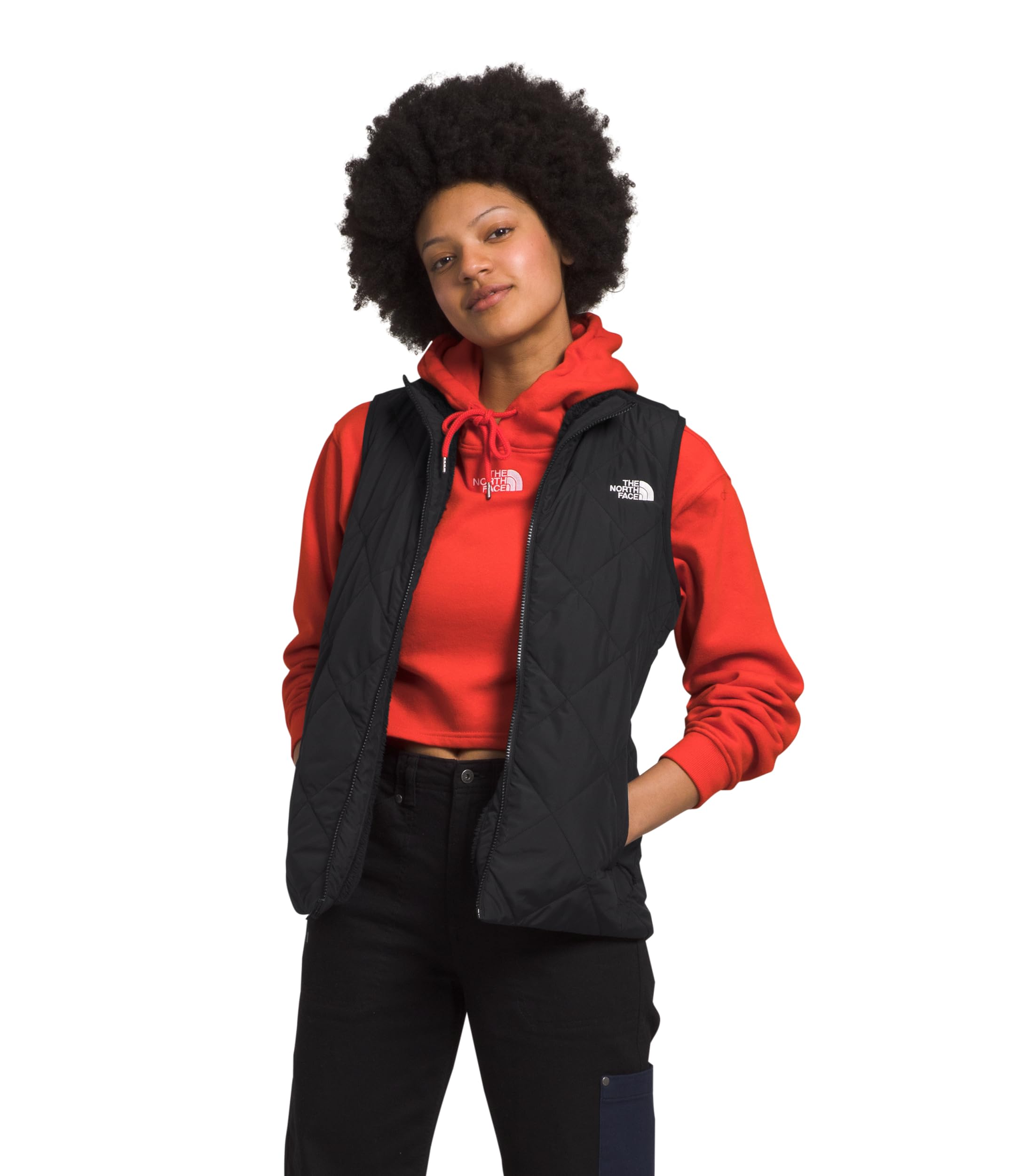 Foto 2 pulgar | Chaleco The North Face Shady Glade Con Aislamiento Npf Para Mujer, Color Negro - Venta Internacional.