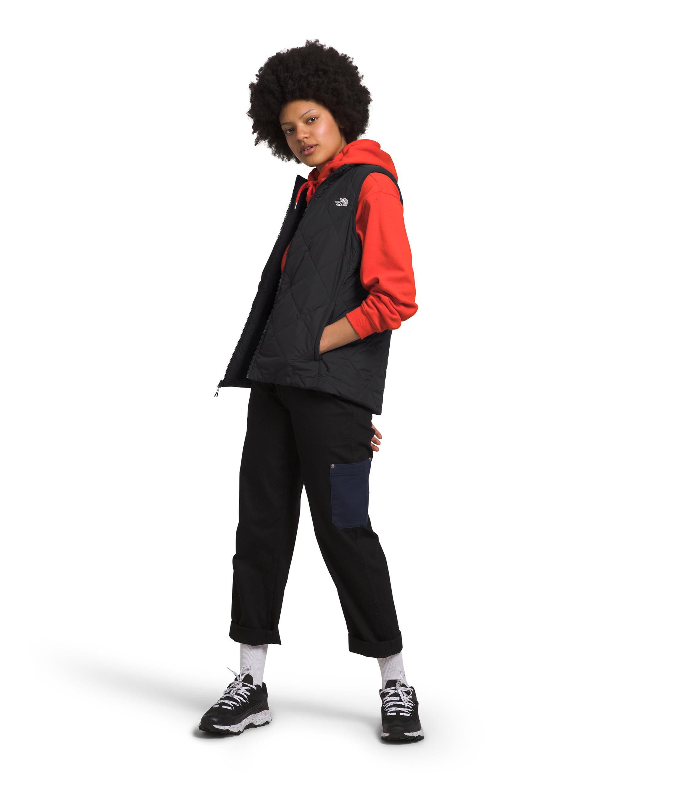 Foto 3 pulgar | Chaleco The North Face Shady Glade Con Aislamiento Npf Para Mujer, Color Negro - Venta Internacional.
