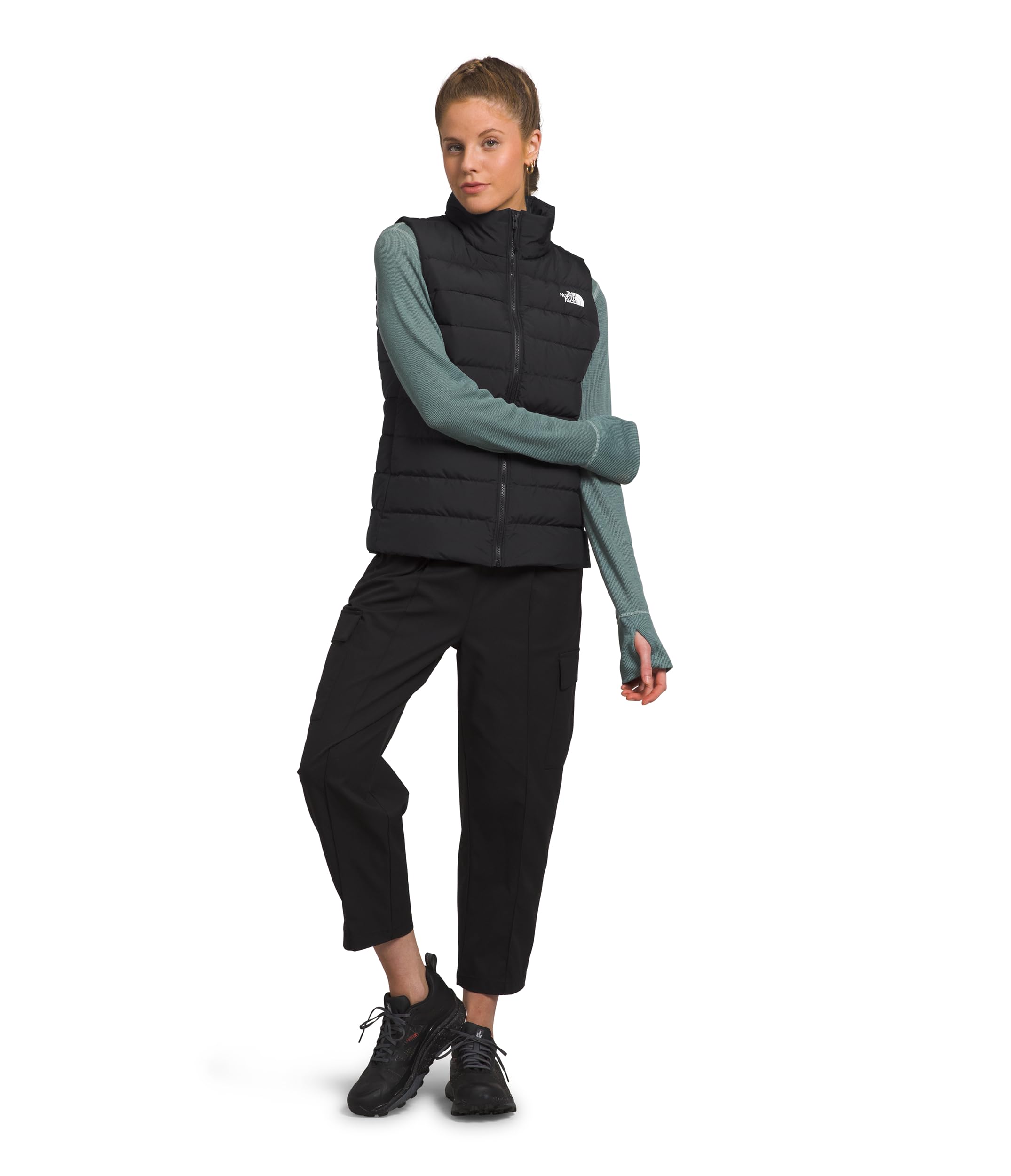 Foto 2 | Chaleco Aconcagua 3 De The North Face Para Mujer, Sin Pfas, Negro Tnf, Npf, Talla Xxl - Venta Internacional.