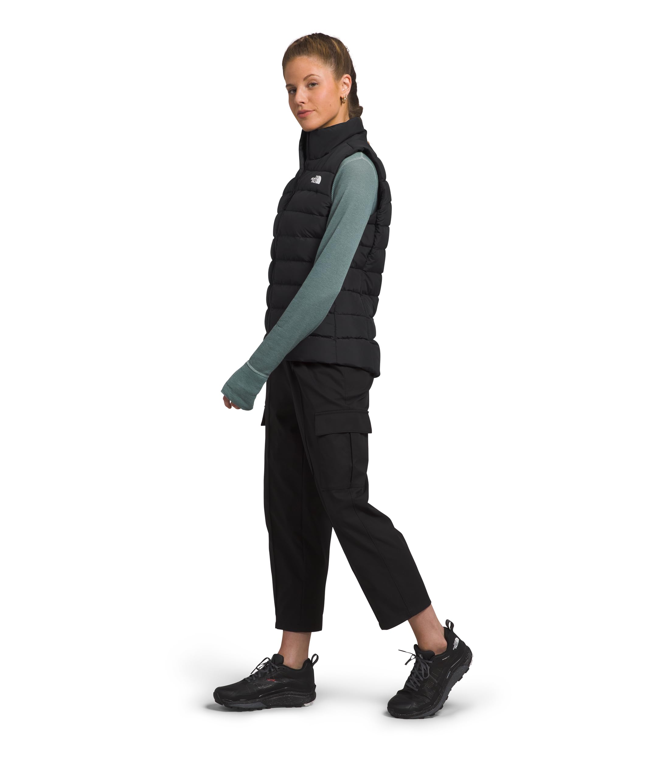 Foto 3 | Chaleco Aconcagua 3 De The North Face Para Mujer, Sin Pfas, Negro Tnf, Npf, Talla Xxl - Venta Internacional.