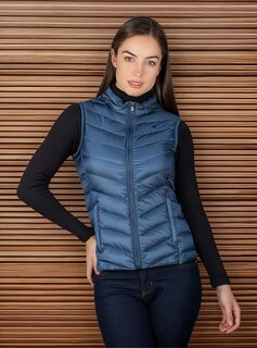 Foto 1 | Chaleco Greenlander Pluma Con Gorro Oculto Para Mujer