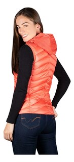 Foto 3 | Chaleco Greenlander Pluma Con Gorro Oculto Para Mujer
