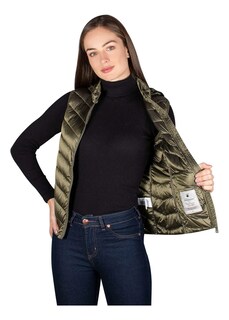 Foto 2 | Chaleco Greenlander Pluma Con Gorro Oculto Para Mujer