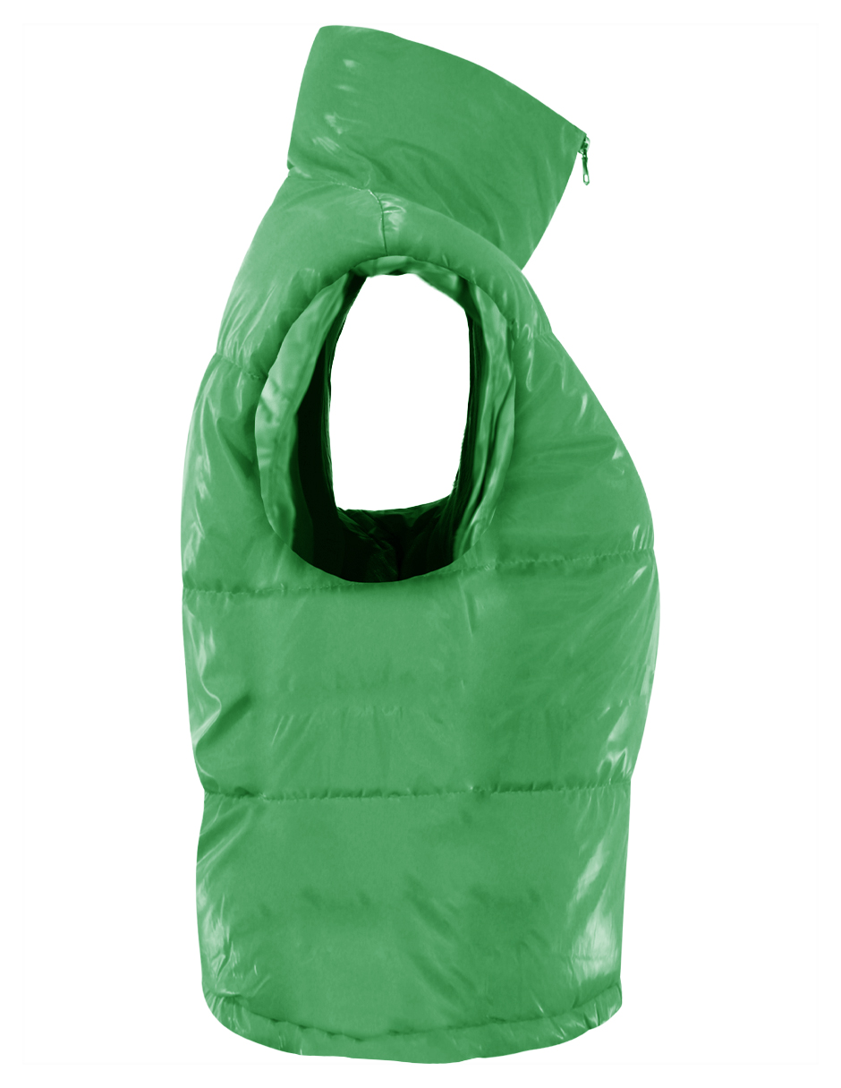 Foto 5 | Chaleco Corto Brilloso Mujer Verde Roosevelt A229