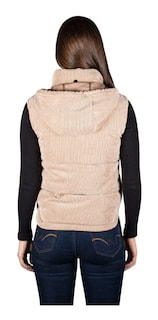 Foto 4 | Chaleco Greenlander Para Mujer Pana Con Capucha Ajustable