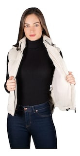 Foto 2 | Chaleco Greenlander Para Mujer Pana Con Capucha Ajustable