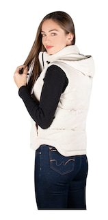Foto 3 | Chaleco Greenlander Para Mujer Pana Con Capucha Ajustable