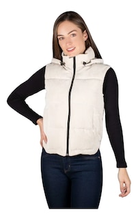 Foto 5 | Chaleco Greenlander Para Mujer Pana Con Capucha Ajustable