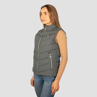 Foto 4 | Chaleco Greenlander De Mujer Acolchado Con Cuello Alto