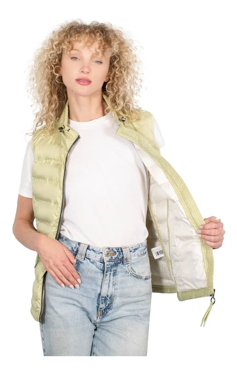 Foto 4 | Chaleco Mujer Greenlander  Ligero Bolsas Costados