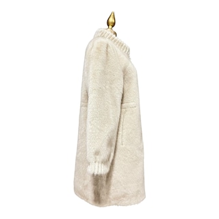 Foto 4 | Abrigo Beige Peluche Para Dama Mussi