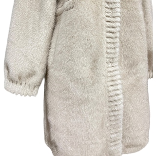Foto 5 | Abrigo Beige Peluche Para Dama Mussi