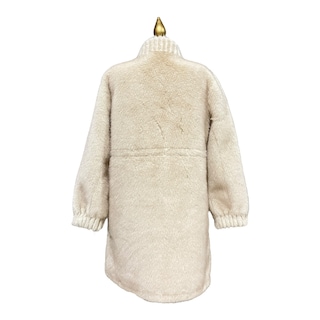 Foto 6 | Abrigo Beige Peluche Para Dama Mussi