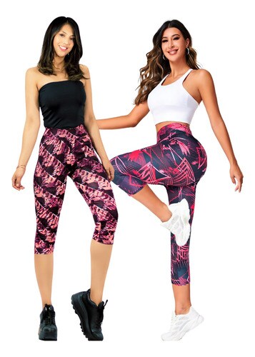Leggings Capri Cap-010 Dos Diseños $369