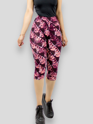 Foto 4 pulgar | Leggings Capri Cap-010 Dos Diseños