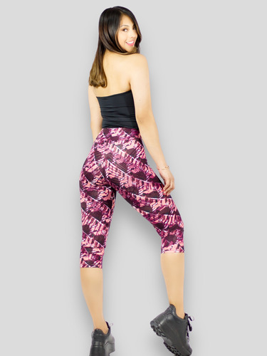 Foto 5 pulgar | Leggings Capri Cap-010 Dos Diseños