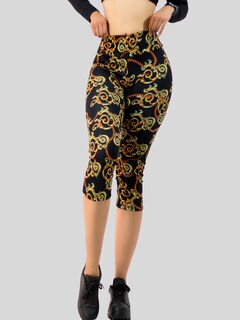 Foto 2 | Leggings Capri De Mujer Cap-010-2-d8 Stretch De Diseños Estampados